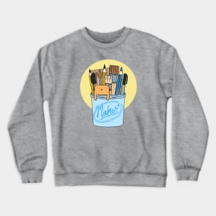 Maker Cat Crewneck Sweatshirt